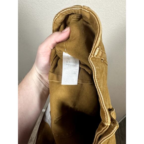 EVERLANE Dark Tan Wide Leg Crop Pant Size 8 High Rise - Picture 8 of 8